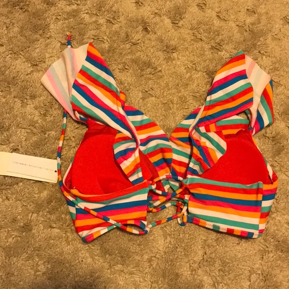 Swim top only with ruffles - Picture 2 of 3